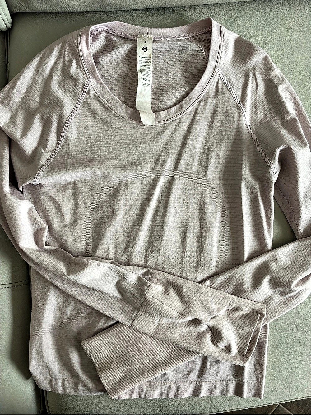 Lululemon Swiftly Tech Long-Sleeve Shirt 2.0 Long Sleeve Athletic Top in Pink